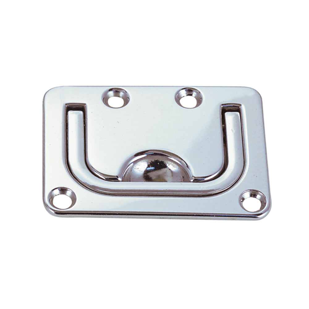 Perko Flush Lifting Handle - Chrome Plated Zinc - 3" x 2-¼"-Marine Hardware-1-Tiny Boat Nation