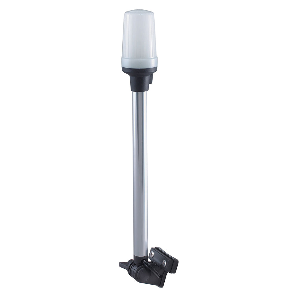 Perko Fold Down All-Round Pole Light - Horizontal Mount - White-Lighting-1-Tiny Boat Nation