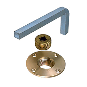 Perko Garboard Drain Plus w-Steel Wrench-Marine &amp; Livewell Plumbing-1-Tiny Boat Nation