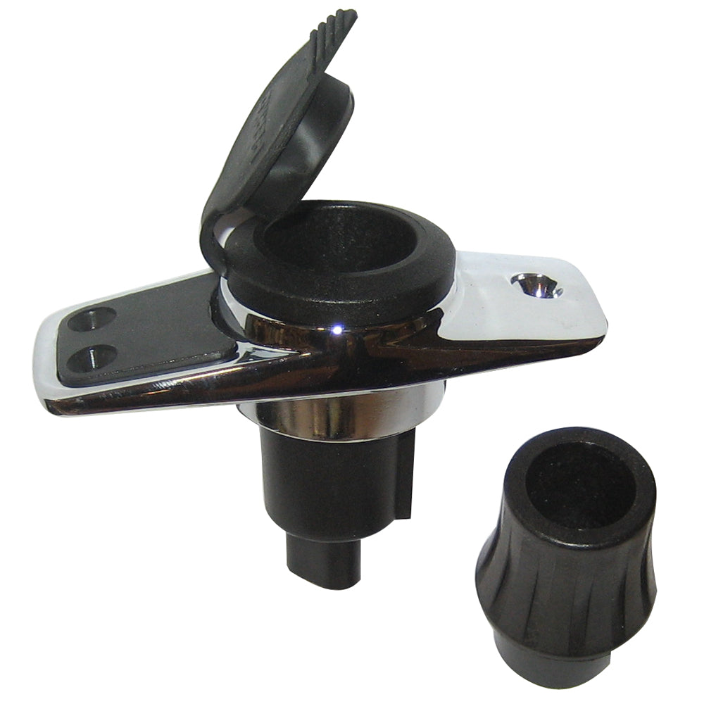 chieko-t.2525-happy　0728 Perko Locking Collar Pole Light Mounting Base - 2 Pin - Chrome