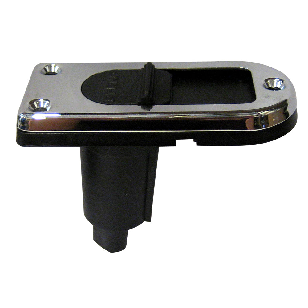 Perko Locking Collar Pole Light Mounting Base - 2 Pin - Stainless Steel Construction-Lighting-1-Tiny Boat Nation