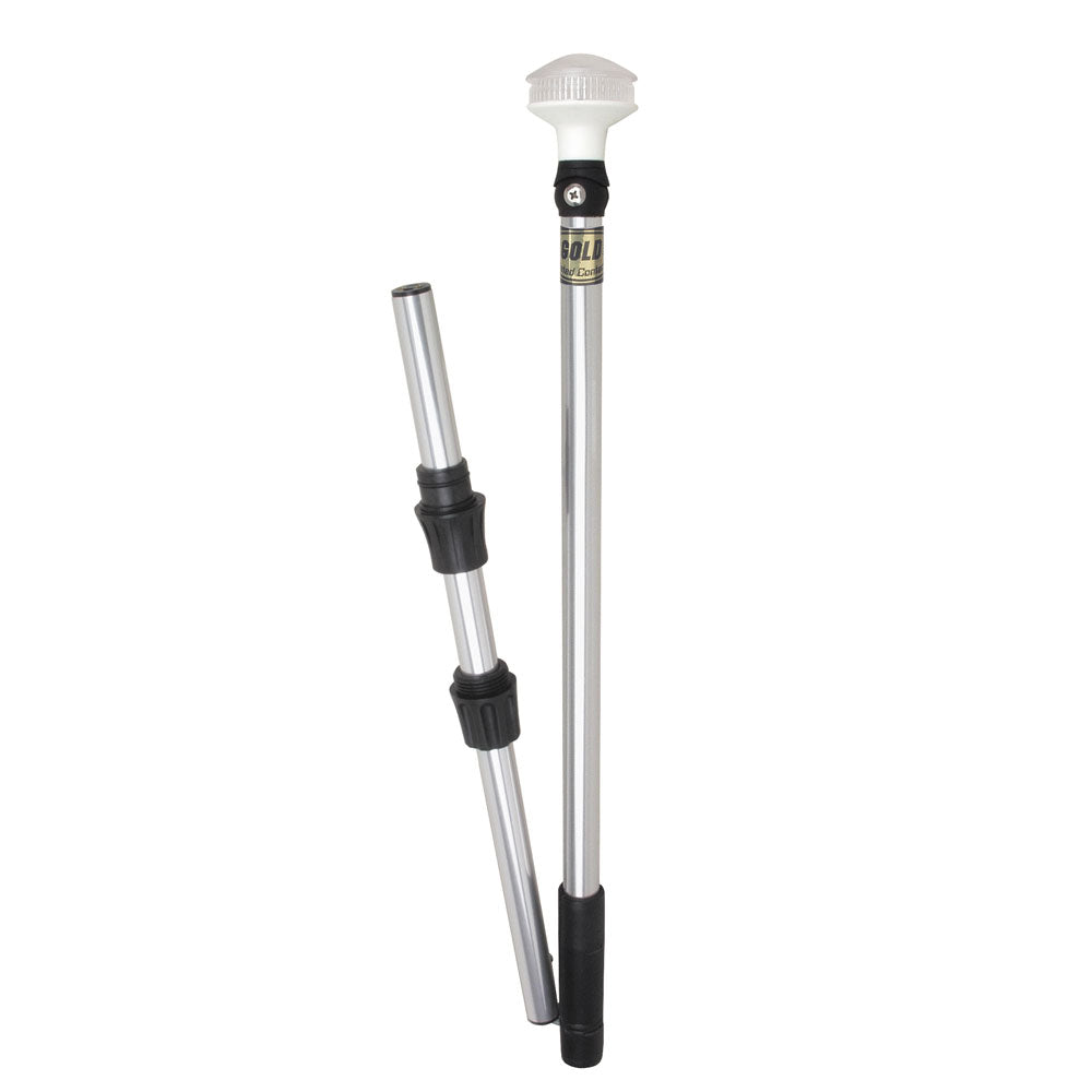 Perko Omega Series Universal LED Pole Light - 48" w-Fold In Half Pole-Lighting-1-Tiny Boat Nation