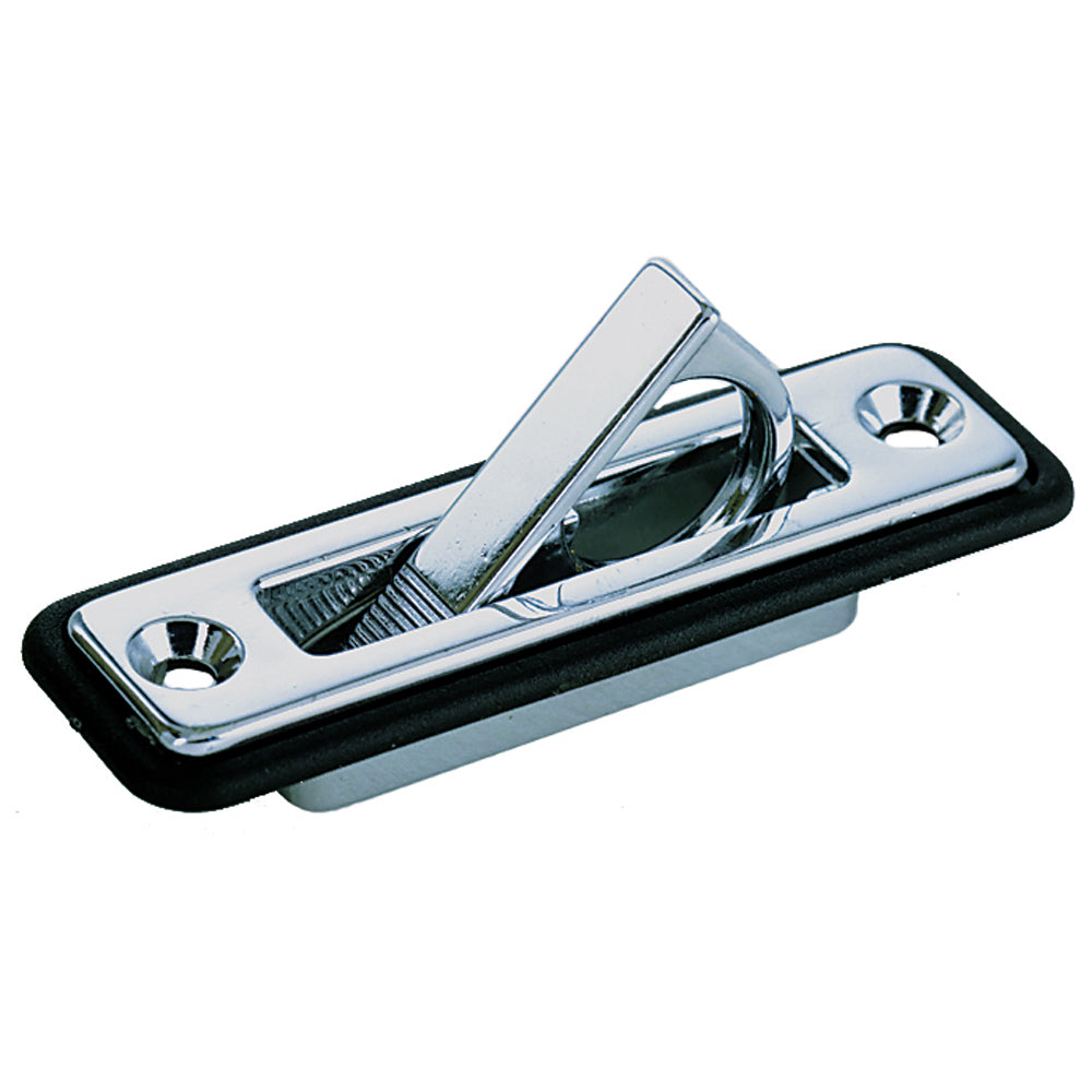 Perko Spring Loaded Flush Pull - Chrome Plated Zinc - ¾&quot; x 3-¼&quot;-Marine Hardware-1-Tiny Boat Nation