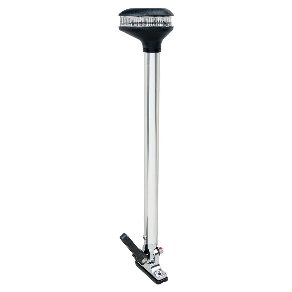Perko Stealth Series - Fold Down All-Round Light - Vertical Mount 13-3-8" Height - 2NM Range-Lighting-1-Tiny Boat Nation