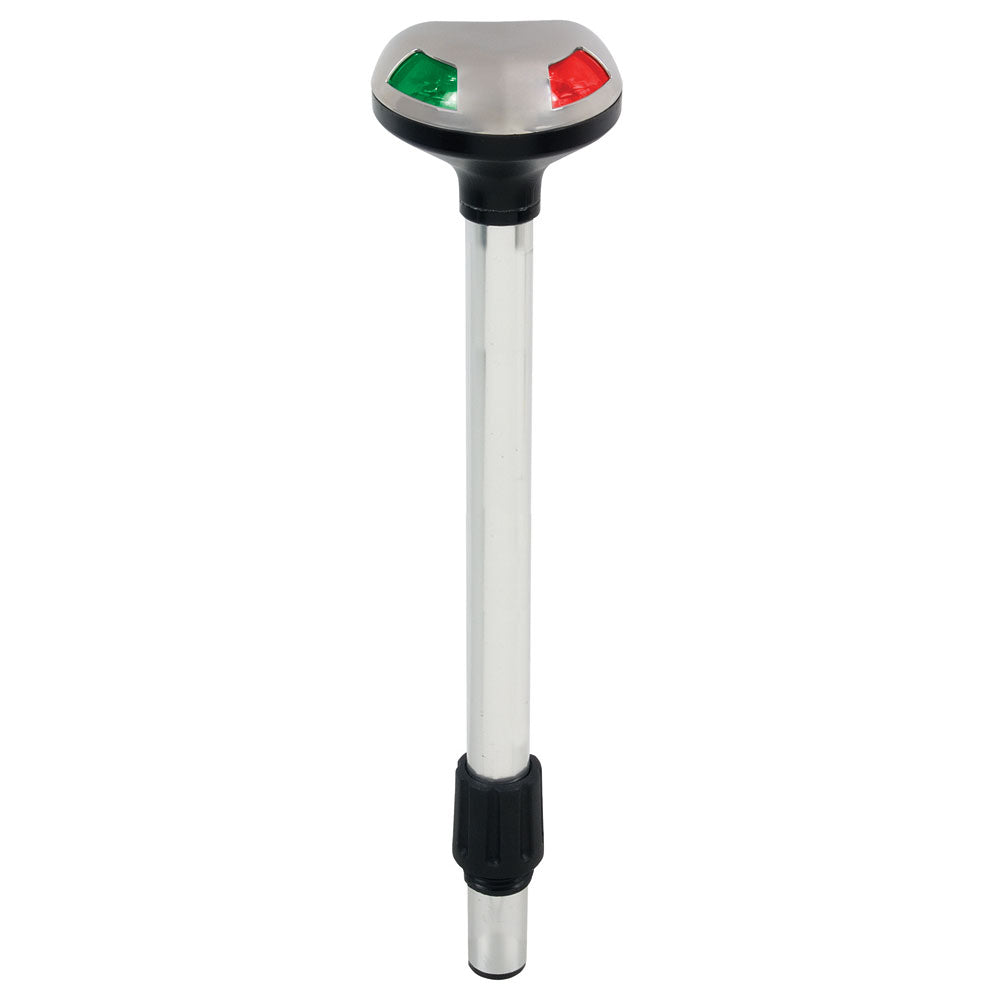 Perko Stealth Series LED Bi-Color 12" Pole Light - Small Threaded Collar - 2 Mile-Lighting-1-Tiny Boat Nation