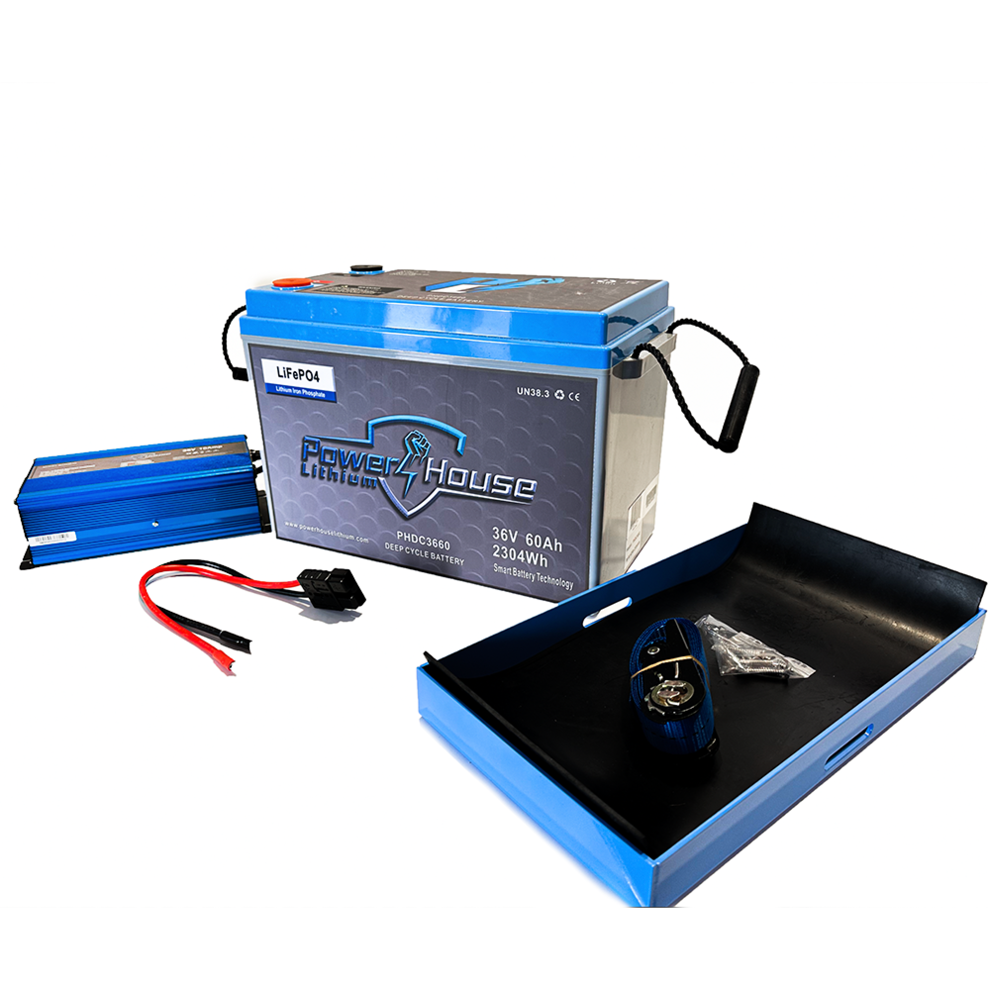 Power House 36v Deep Cycle Lithium Battery-Marine Battery-1-Tiny Boat Nation