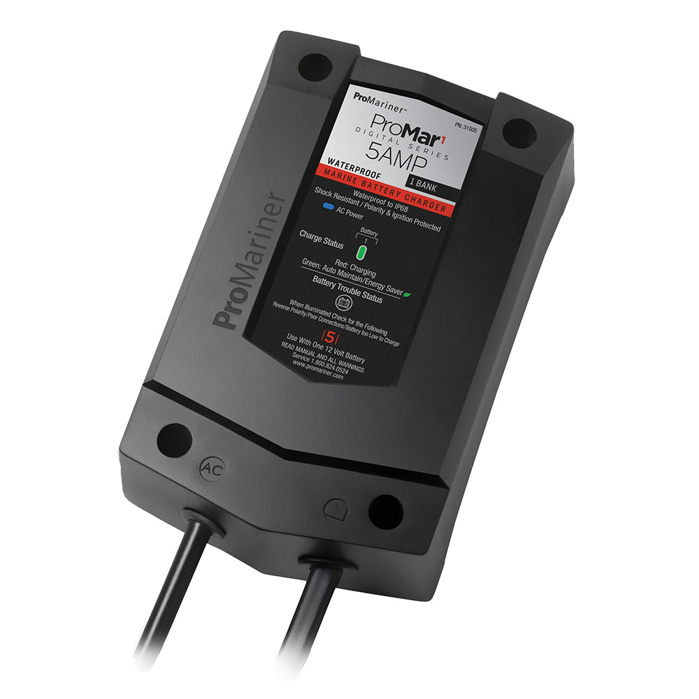 ProMariner ProMar1 DS Digital - 5 Amp - 1 Bank Charger-Electrical-1-Tiny Boat Nation