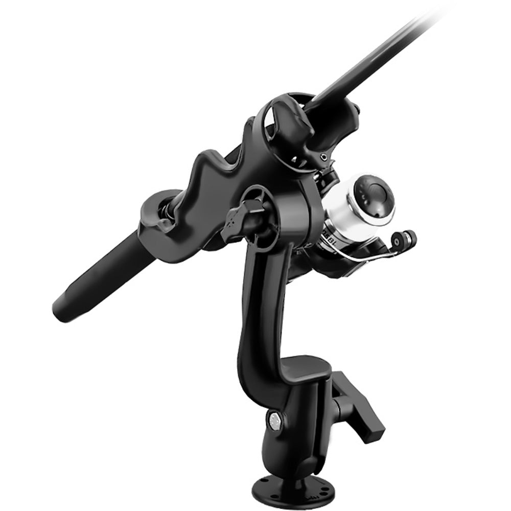 RAM Mount RAM-ROD 2000 Fishing Rod Holder w-RAM-ROD Revolution Ratchet-Socket System & Round Flat Surface Base-Paddlesports-1-Tiny Boat Nation
