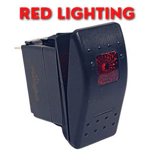 Rocker Switches - 5 Pin Lighted Red, Green, or Blue-Electrical-6-Tiny Boat Nation