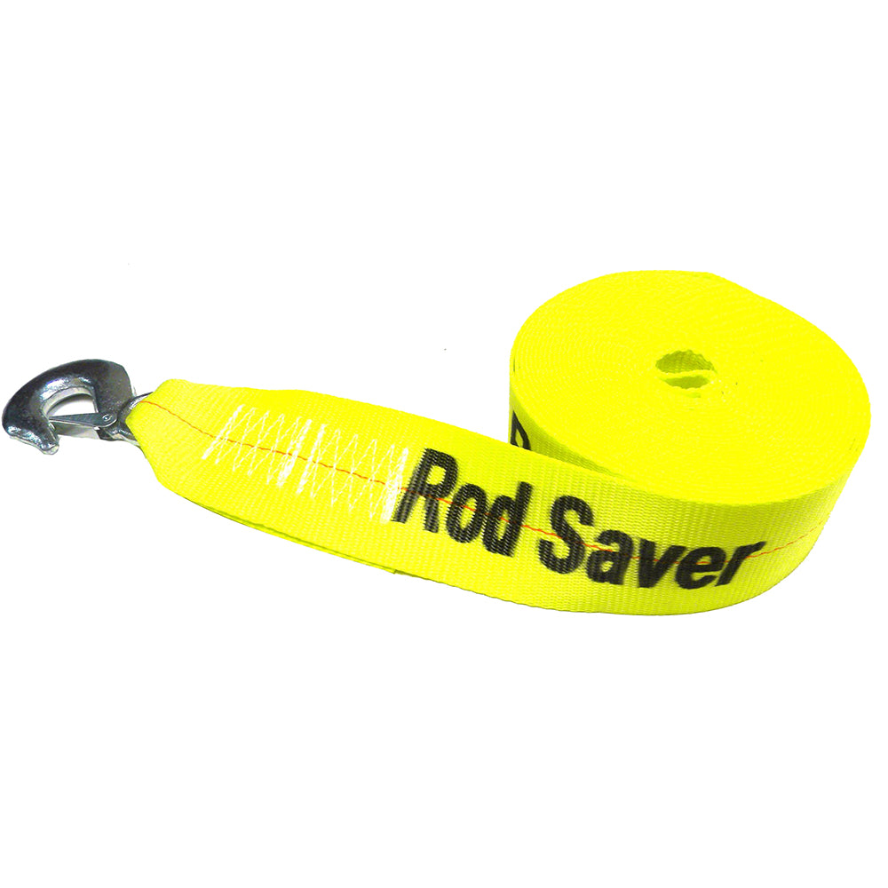 Rod Saver Heavy-Duty Winch Strap Replacement - Yellow - 3&quot; x 20&#39;-Trailering-1-Tiny Boat Nation