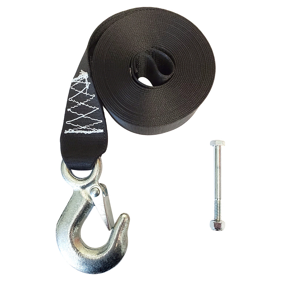 Rod Saver Winch Strap Replacement - 16'-Trailering-1-Tiny Boat Nation