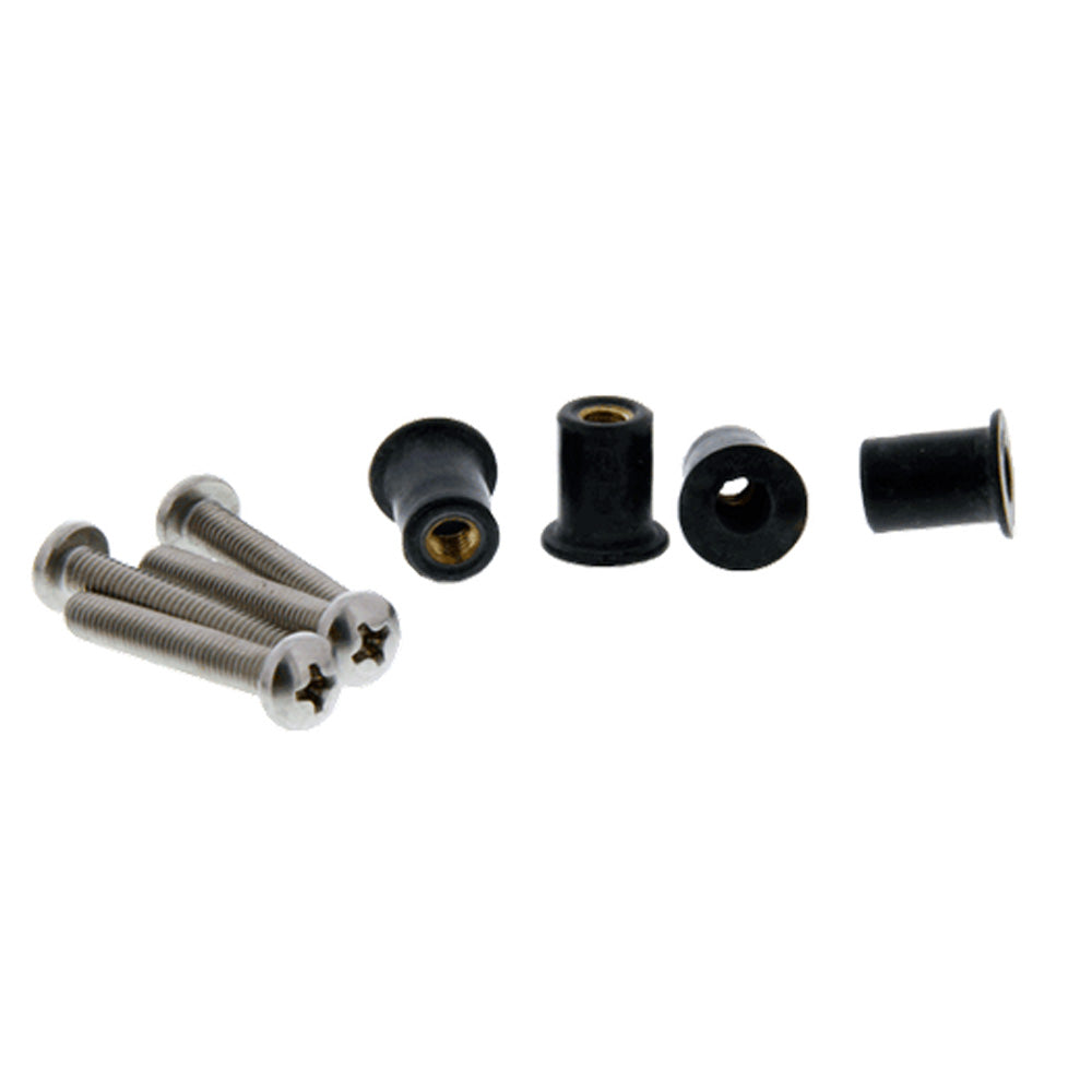 Scotty 133-16 Well Nut Mounting Kit - 16 Pack - Tiny Boat Nation