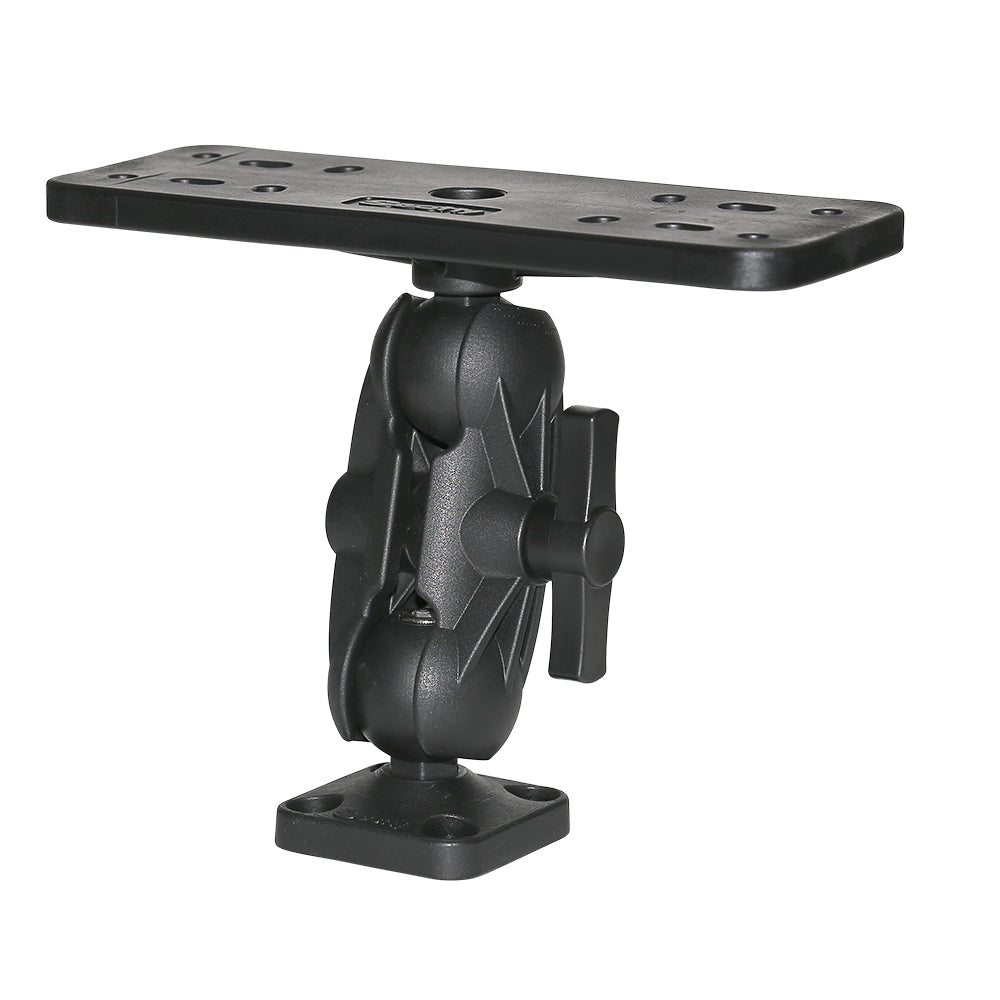 Scotty 163 1.5" Ball Mount w-Fishfinder & Universal Mounting Plate-Paddlesports-1-Tiny Boat Nation