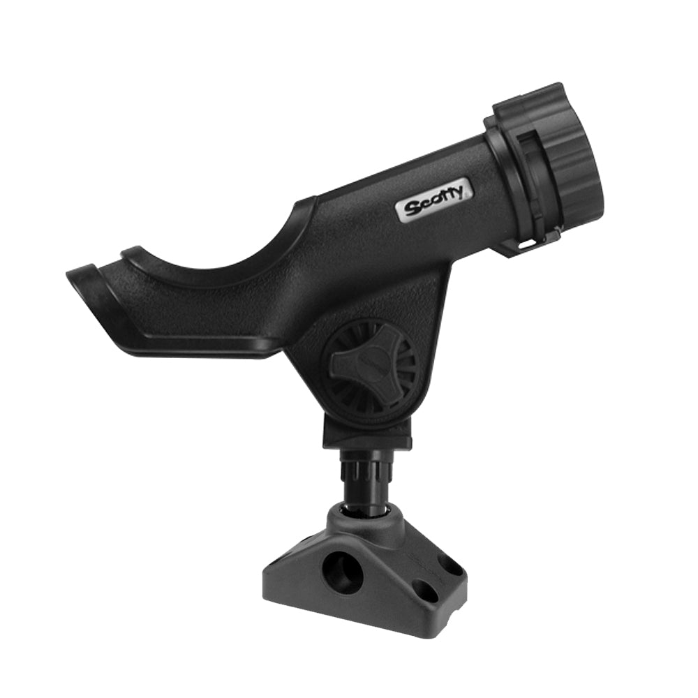 Scotty Powerlock Rod Holder Black w-241 Side-Deck Mount-Paddlesports-1-Tiny Boat Nation