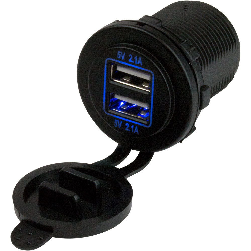 Sea-Dog Dual USB Power Socket-Electrical-1-Tiny Boat Nation