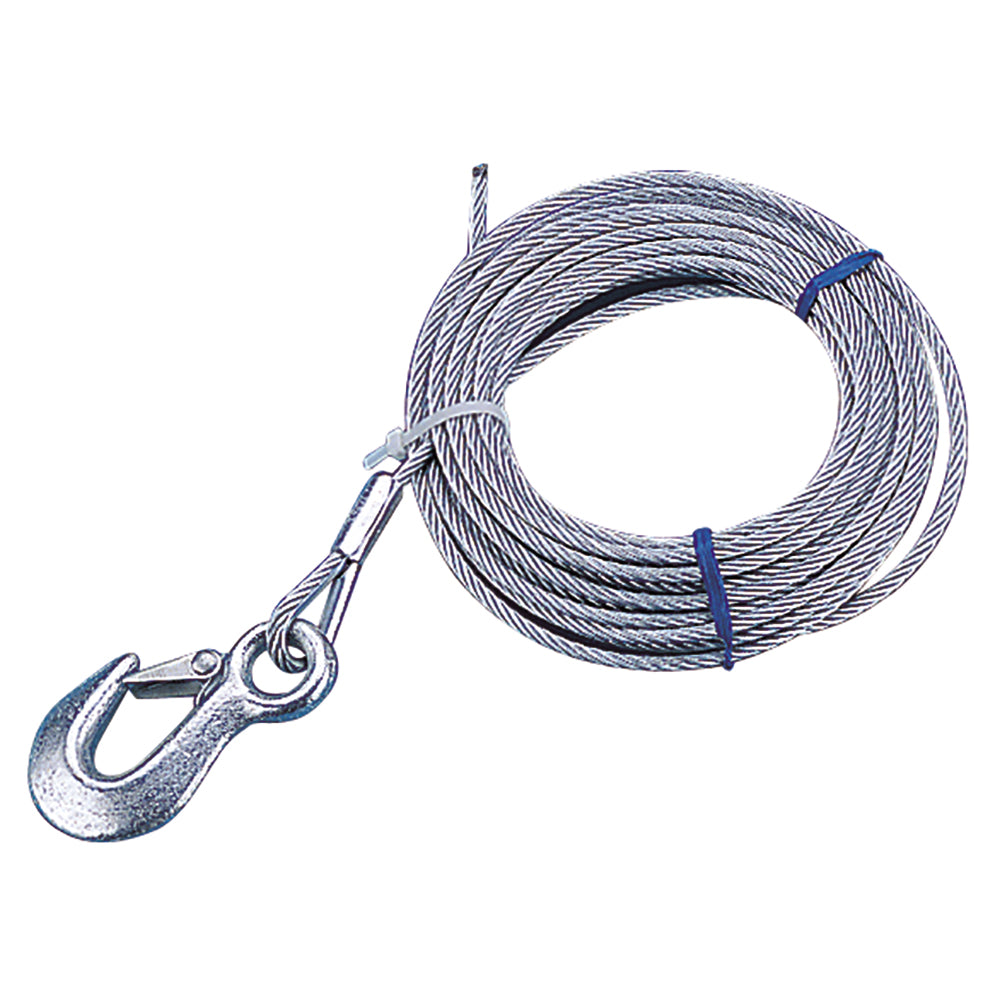 Sea-Dog Galvanized Winch Cable - 3-16" x 20'-Trailering-1-Tiny Boat Nation