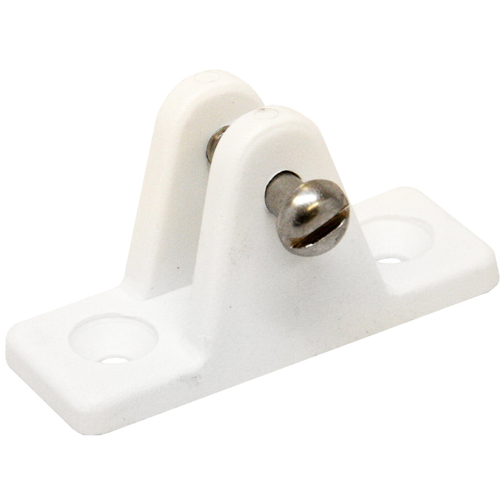 Sea-Dog Nylon Angled Deck Hinge - White-Marine Hardware-1-Tiny Boat Nation