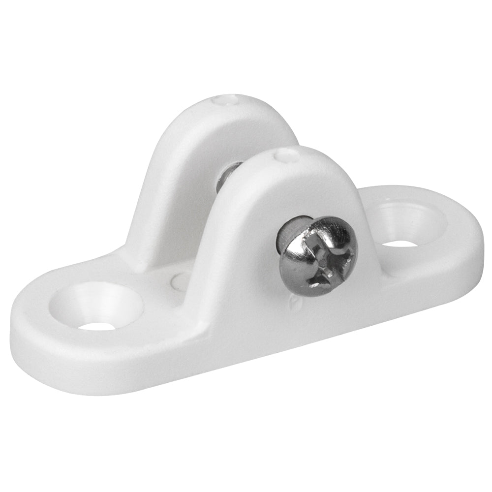 Sea-Dog Nylon Small Deck Hinge - White-Marine Hardware-1-Tiny Boat Nation
