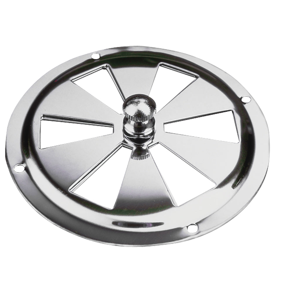 Sea-Dog Stainless Steel Butterfly Vent - Center Knob - 4&quot;-Marine Hardware-1-Tiny Boat Nation