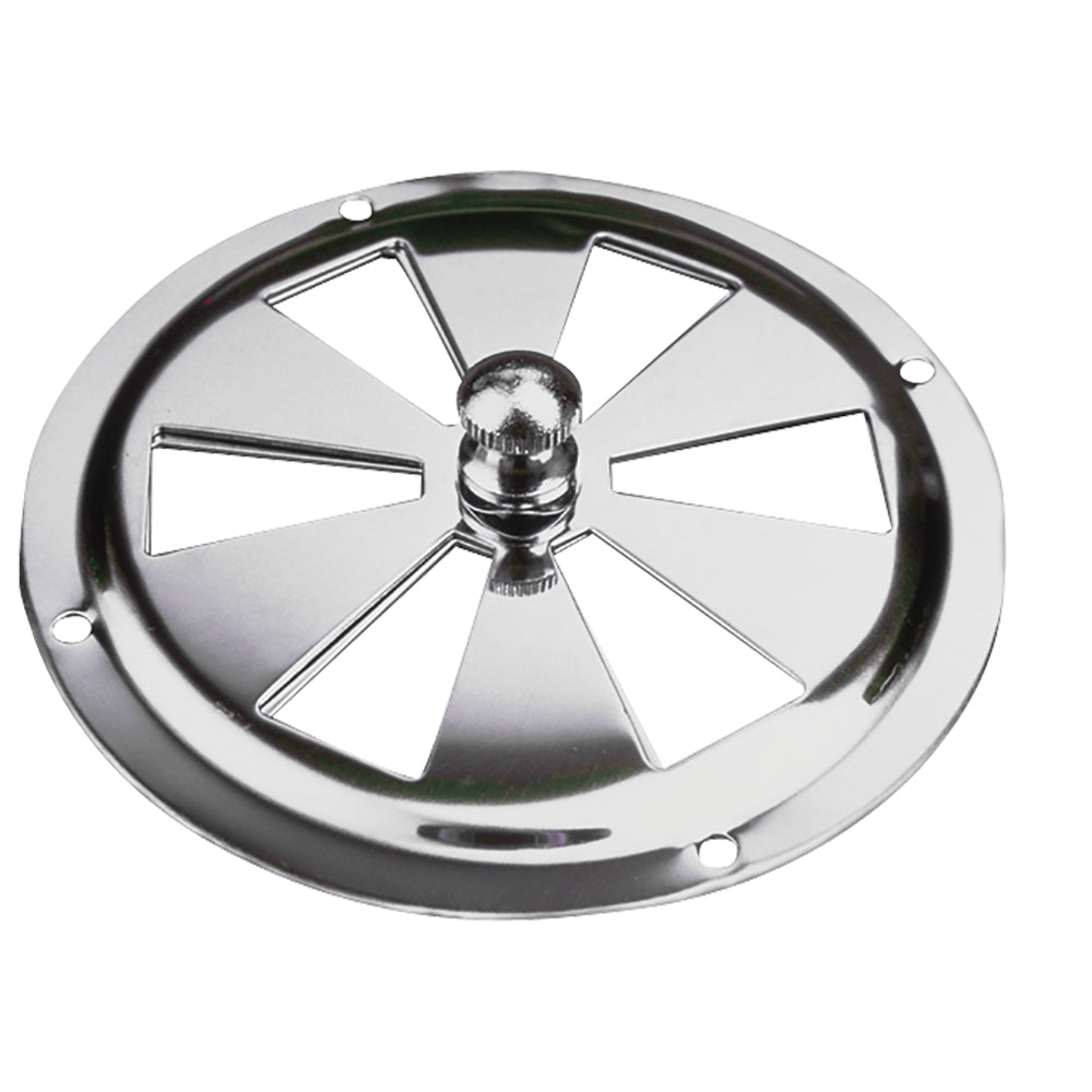 Sea-Dog Stainless Steel Butterfly Vent - Center Knob - 5&quot;-Marine Hardware-1-Tiny Boat Nation