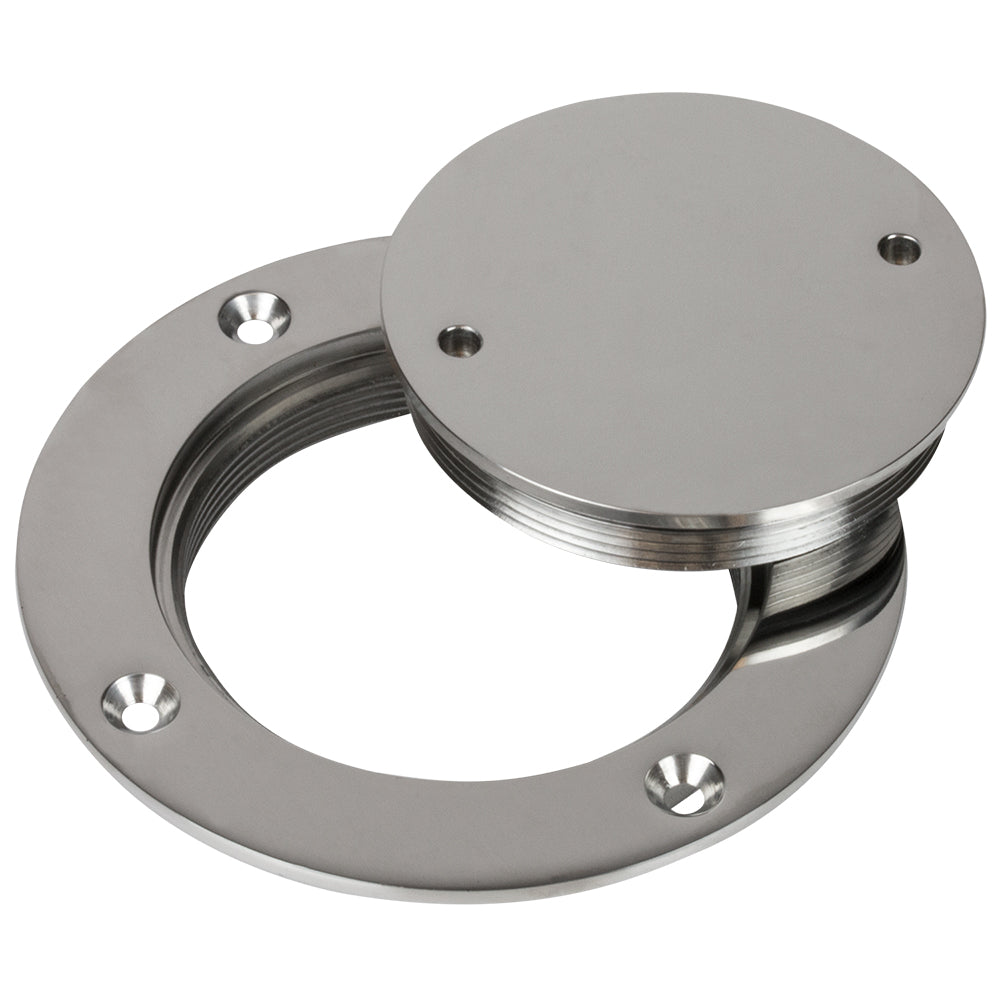 Sea-Dog Stainless Steel Deck Plate - 3&quot;-Marine Hardware-1-Tiny Boat Nation
