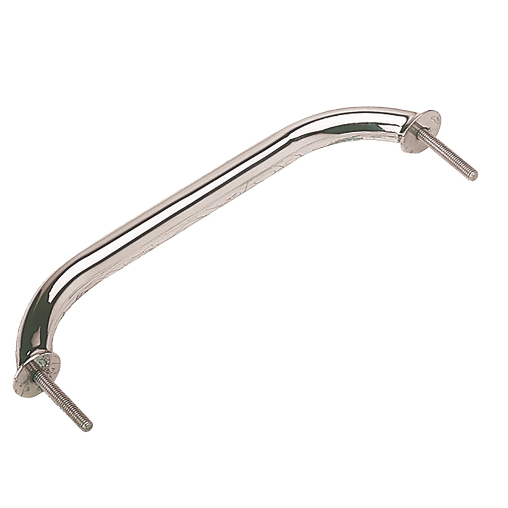 Sea-Dog Stainless Steel Stud Mount Flanged Hand Rail w-Mounting Flange - 10&quot;-Marine Hardware-1-Tiny Boat Nation