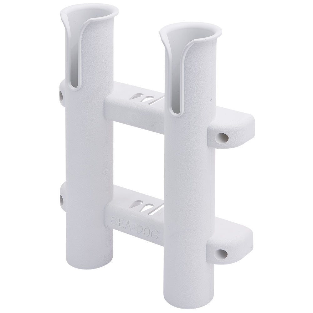 Sea-Dog Two Pole Side Mount Rod Storage Rack - White-Fishing Accessories-1-Tiny Boat Nation