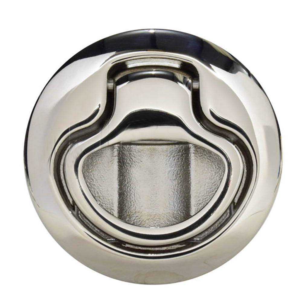 Southco Flush Pull Latch - Pull To Open - Non-Locking Polished Stainless Steel-Marine Hardware-1-Tiny Boat Nation