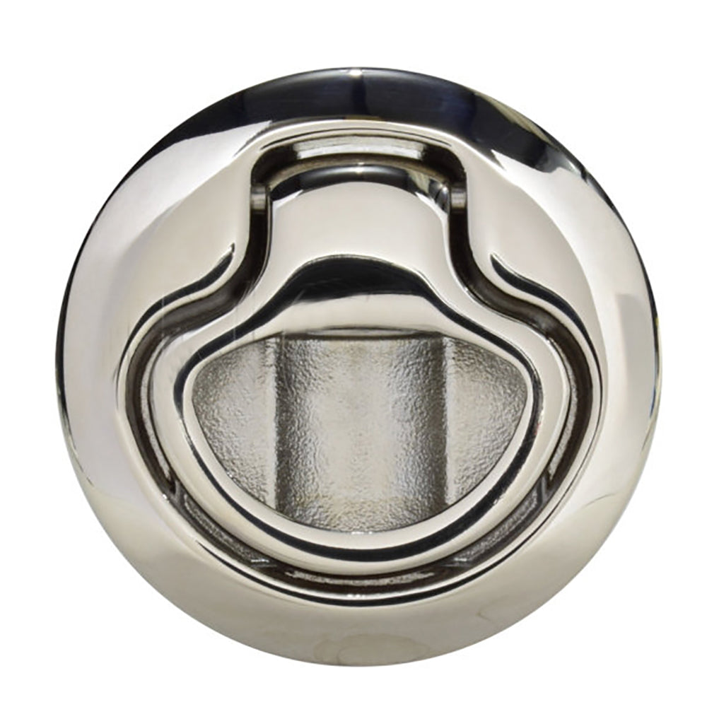 Southco Flush Pull Latch Pull to Open - Non-Locking - Polished Stainless Steel-Marine Hardware-1-Tiny Boat Nation