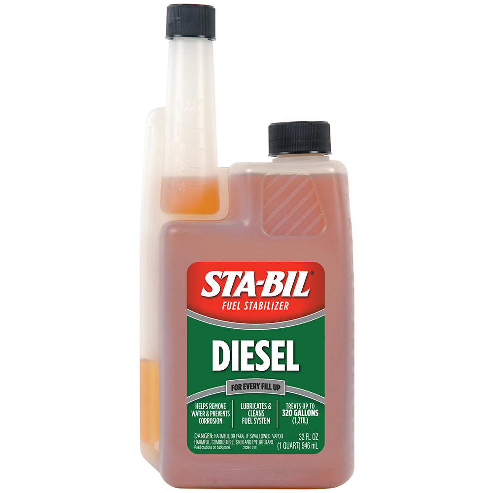 STA-BIL Diesel Formula Fuel Stabilizer & Performance Improver - 32oz *Case of 4*-Automotive/RV-1-Tiny Boat Nation