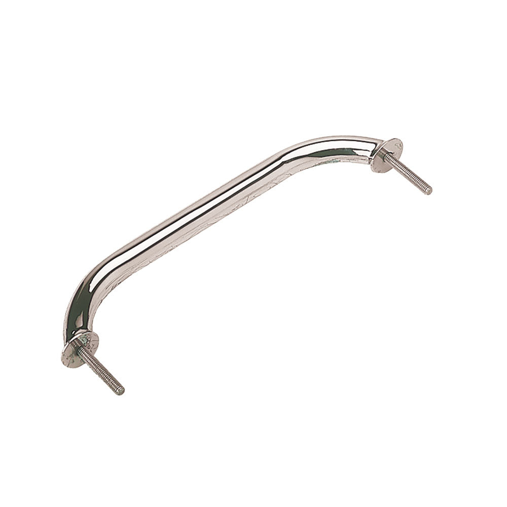 Stainless Steel Stud Mount Flanged Hand Rail w-Mounting Flange - 18&quot;-Marine Hardware-1-Tiny Boat Nation
