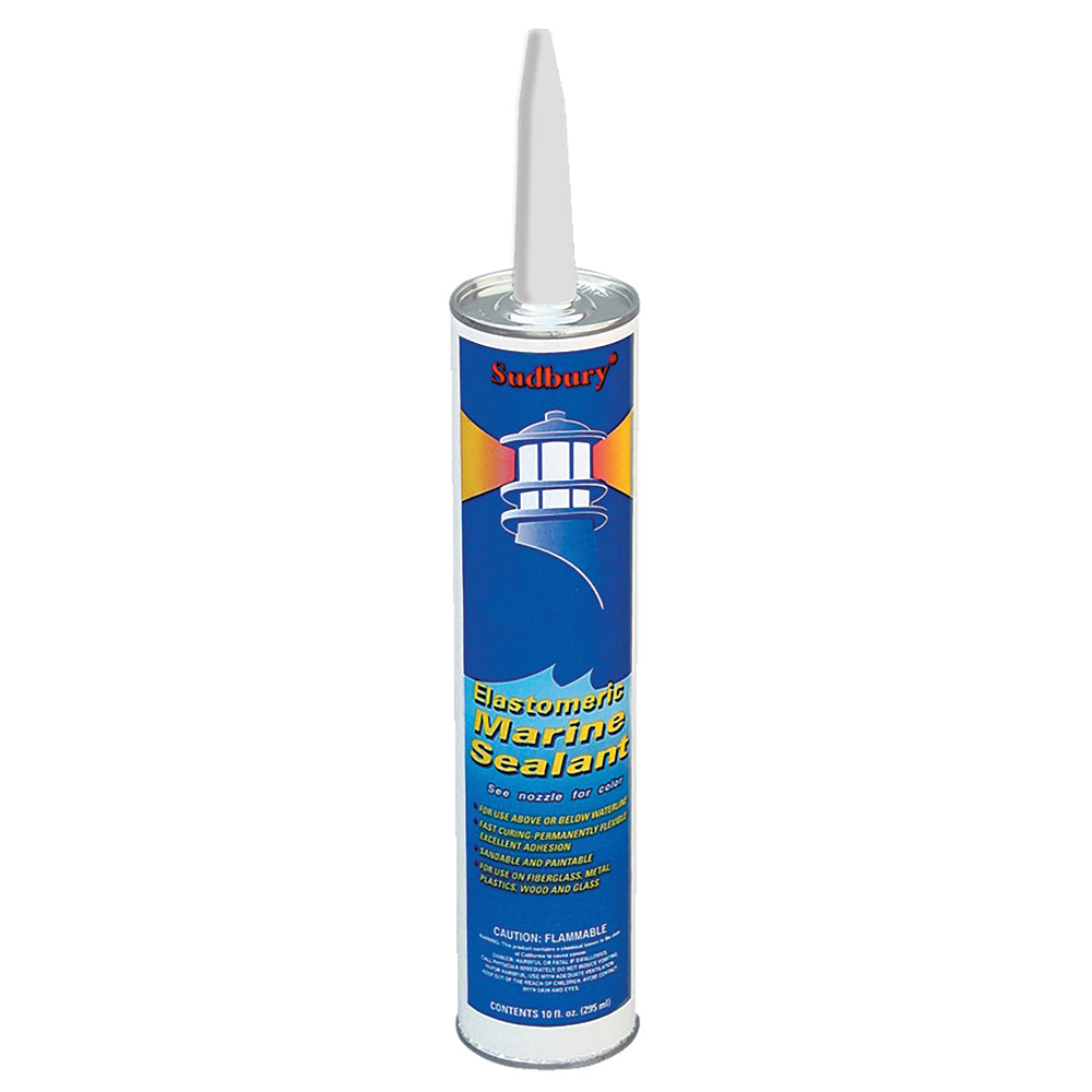 Sudbury Elastomeric Marine Sealant - 10oz Cartridge - Clear-Boat Outfitting-1-Tiny Boat Nation