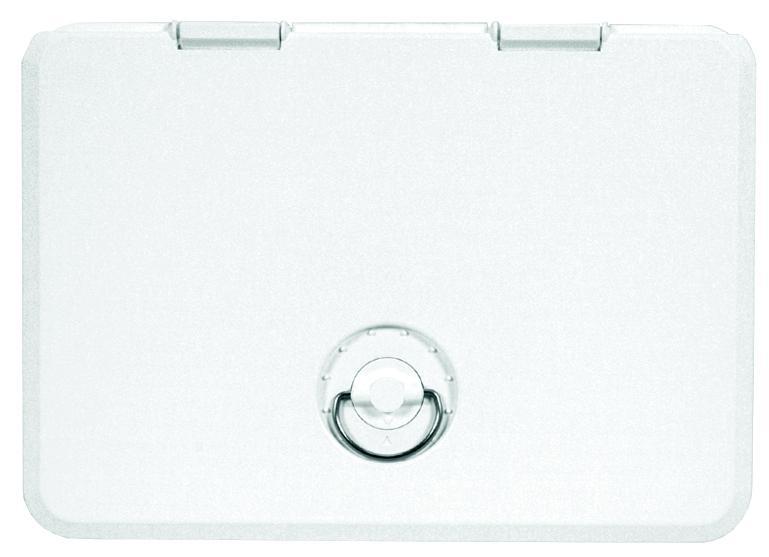 Sure-Seal Hatches - Locking-Boat Outfitting-11"x15"-Polar White-1-Tiny Boat Nation