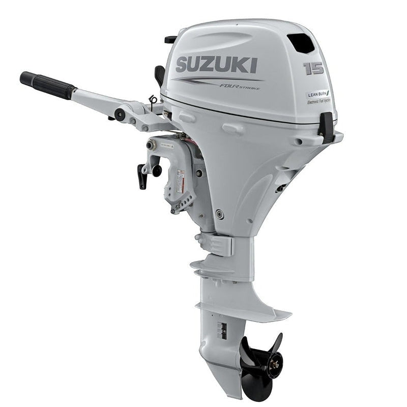 Suzuki 15 HP DF15ASW4 - Outboard Motor-Boat Outfitting-1-Tiny Boat Nation