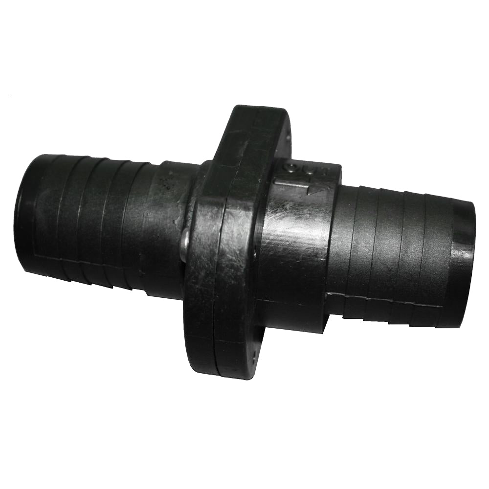 T-H Marine Double Barb Inline Scupper Check Valve - 1-1-2&quot; - Black-Marine &amp; Livewell Plumbing-1-Tiny Boat Nation