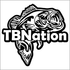 TBNation Bass Tackle Box Sticker-Decals-WHITE-1-Tiny Boat Nation