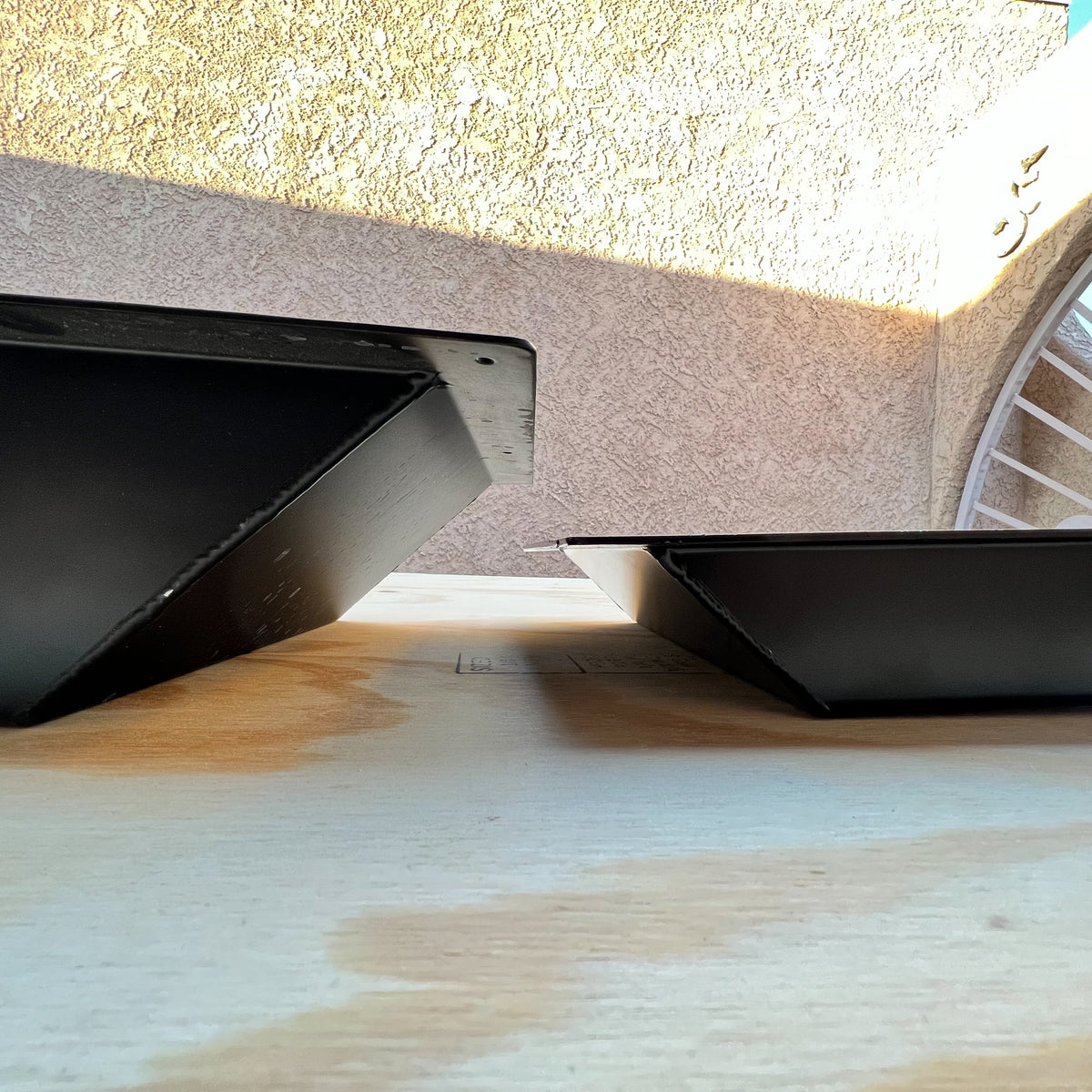 TBNation SHORTY Recessed Pedal Tray-Aluminum-2-Tiny Boat Nation