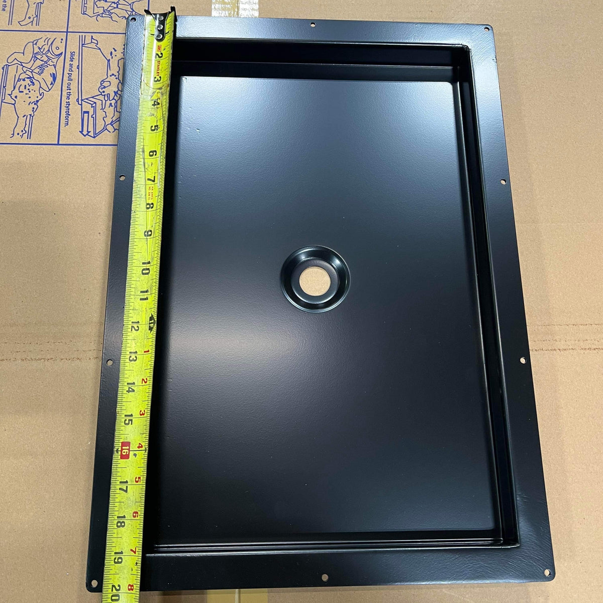 TBNation SHORTY Recessed Pedal Tray-Aluminum-4-Tiny Boat Nation