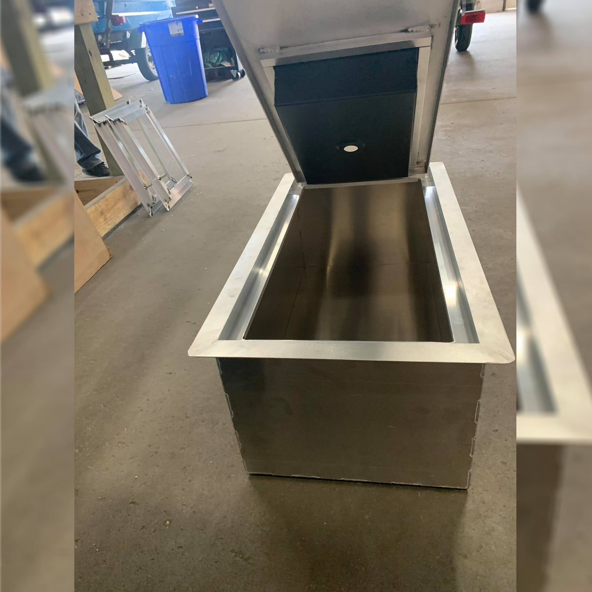 Trolling Motor Tray &amp; Dry Storage Box Combo-Boat Outfitting-4-Tiny Boat Nation