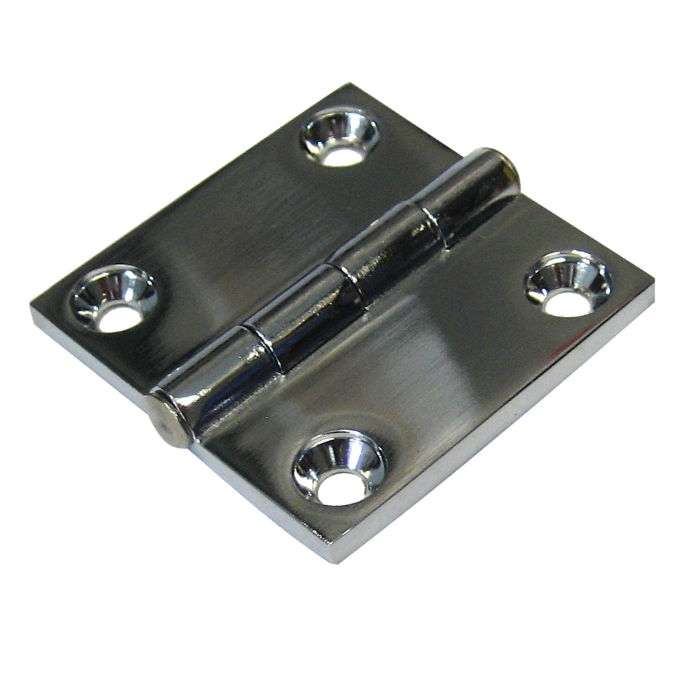 Whitecap Butt Hinge - CP-Zamac - 2" x 2"-Marine Hardware-1-Tiny Boat Nation