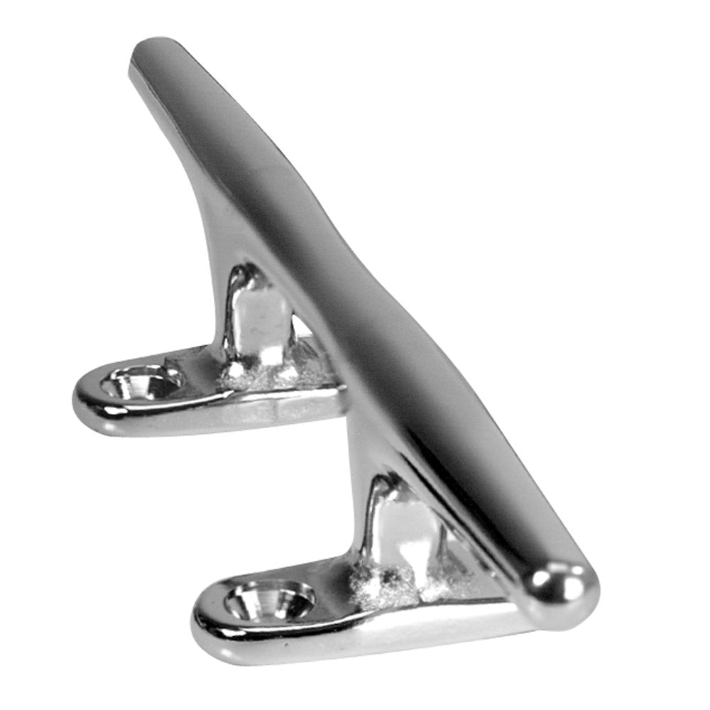 Whitecap Hollow Base Stainless Steel Cleat - 10&quot;-Marine Hardware-1-Tiny Boat Nation