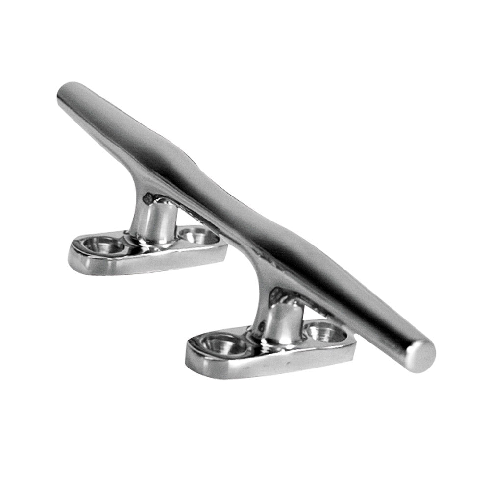 Whitecap Hollow Base Stainless Steel Cleat - 8&quot;-Marine Hardware-1-Tiny Boat Nation
