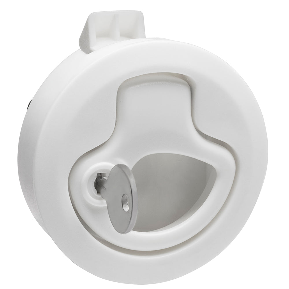 Whitecap Mini Ring Pull Nylon Locking White-Marine Hardware-1-Tiny Boat Nation