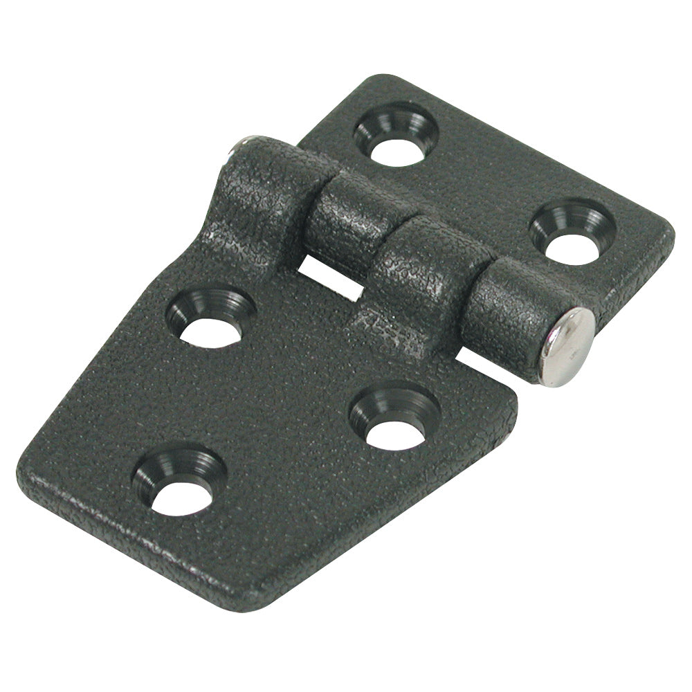 Whitecap Shortside Door Hinge - Black Nylon - 1-3-8&quot; x 2-1-4&quot;-Marine Hardware-1-Tiny Boat Nation