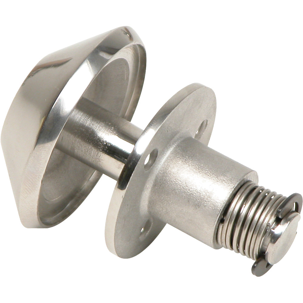 Whitecap Spring Loaded Cleat - 316 Stainless Steel-Marine Hardware-1-Tiny Boat Nation