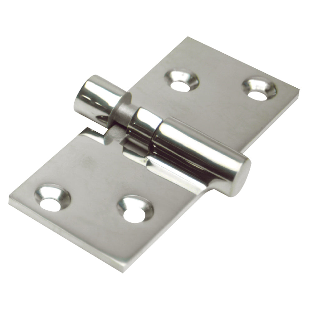 Whitecap Take-Apart Motor Box Hinge (Locking) - 316 Stainless Steel - 1-1-2&quot; x 3-5-8&quot;-Marine Hardware-1-Tiny Boat Nation